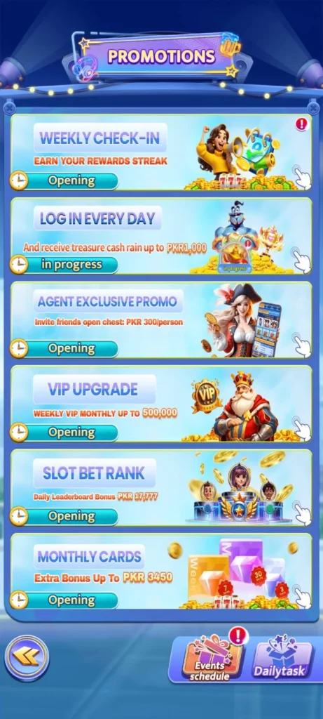 Svip Club Game Events